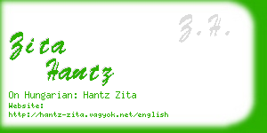 zita hantz business card
